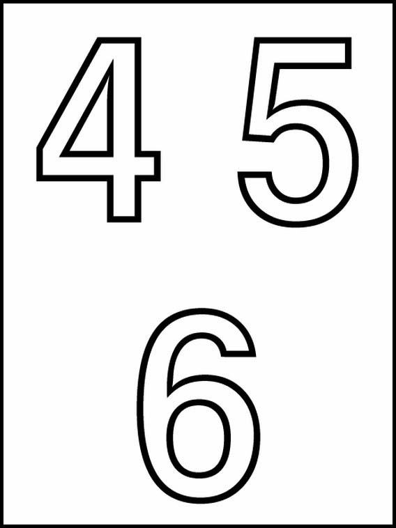 Alphabet and numbers 9