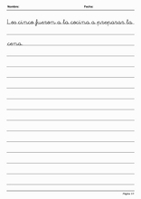 Handwriting in Simple Lines to learn Spanish41