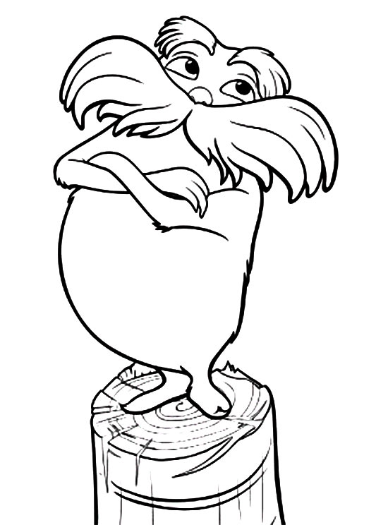 Lorax Coloring Pages 1