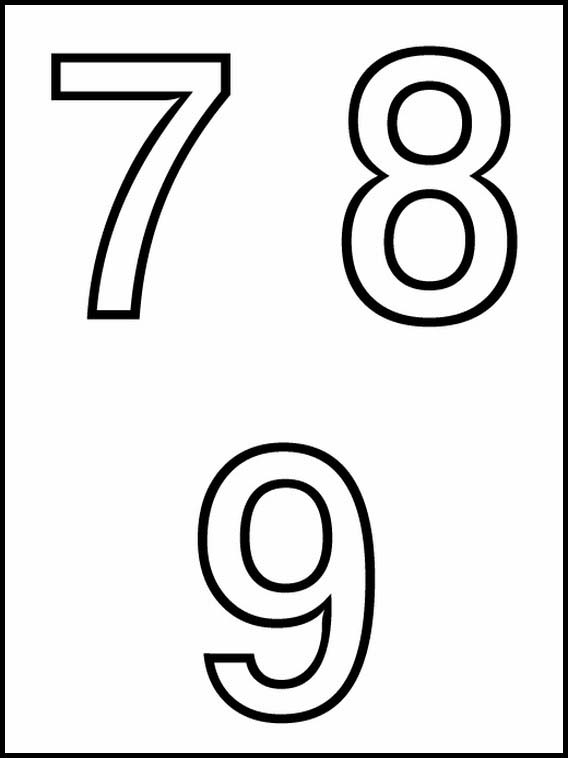 Alphabet and numbers 10