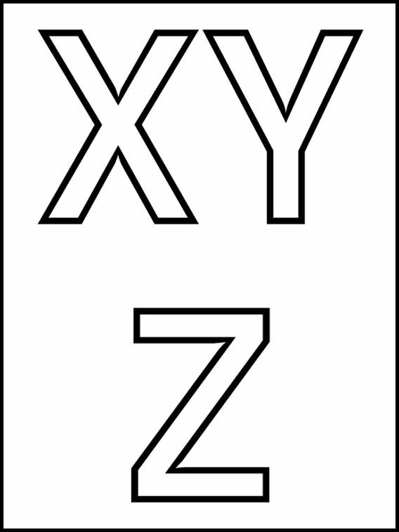 Alphabet and numbers 7