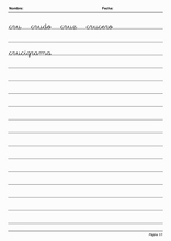Handwriting in Simple Lines to learn Spanish32