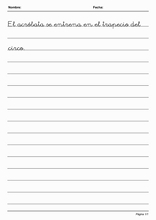 Handwriting in Simple Lines to learn Spanish34
