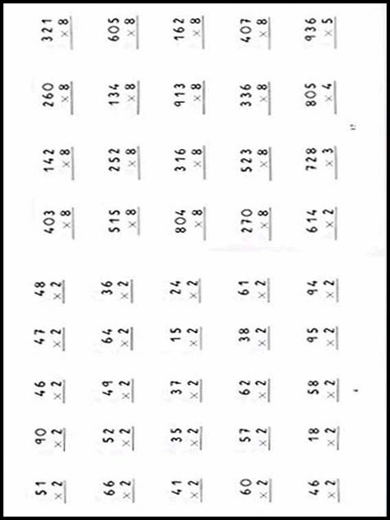 Multiplication easy 3
