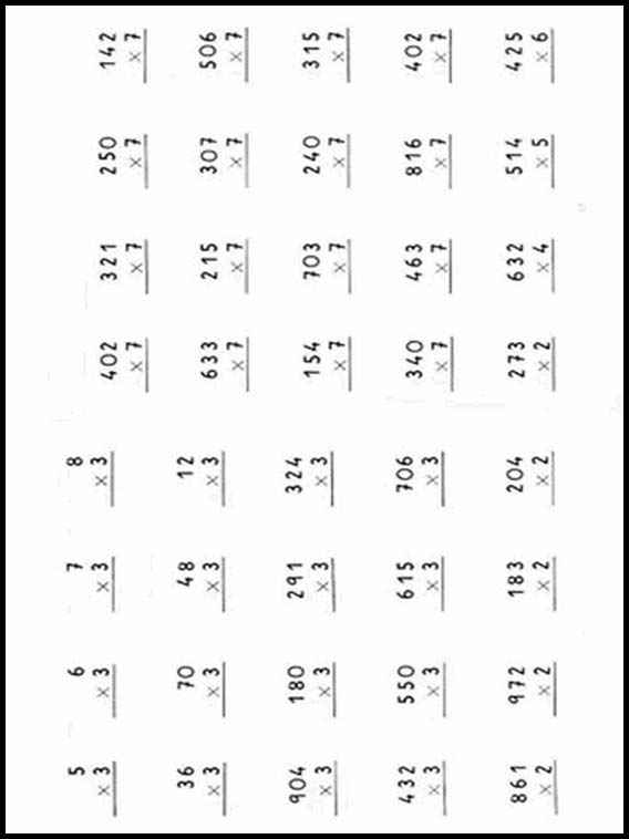 Multiplication easy 4