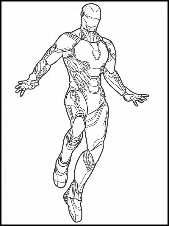 Coloring Pages Avengers Endgame 1