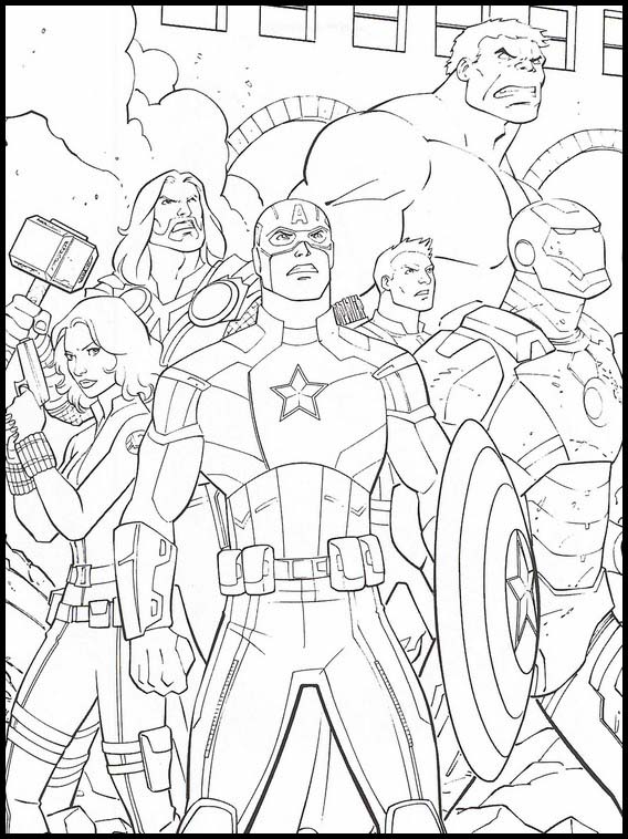 Download 78+ Battle Of Avengers Unite Coloring Pages PNG ...