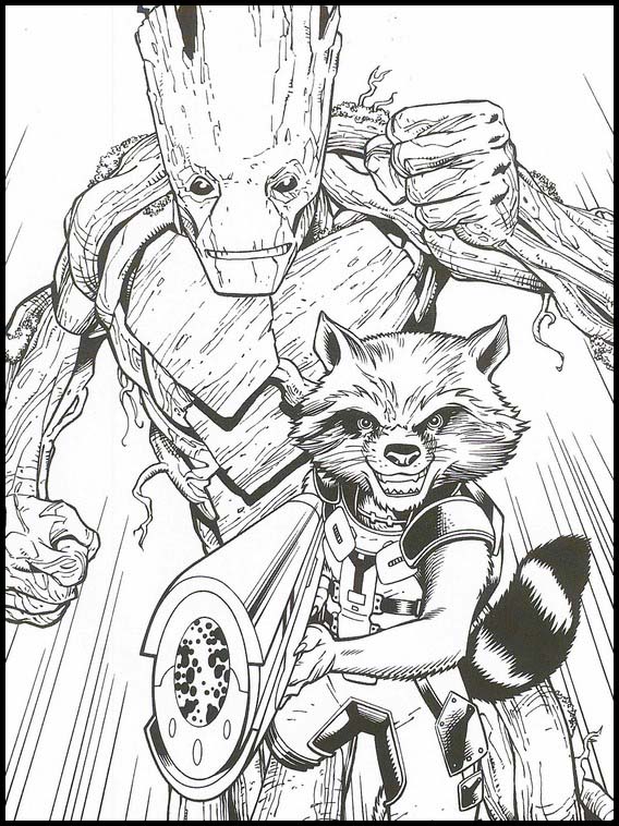Avengers: Endgame Coloring Pages 25