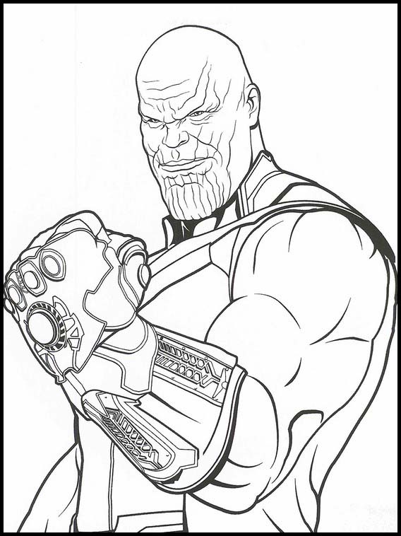 Movie Star Gossip Avengers Endgame Coloring Pages