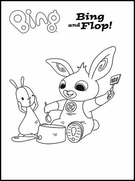 bing bunny printable coloring book 4