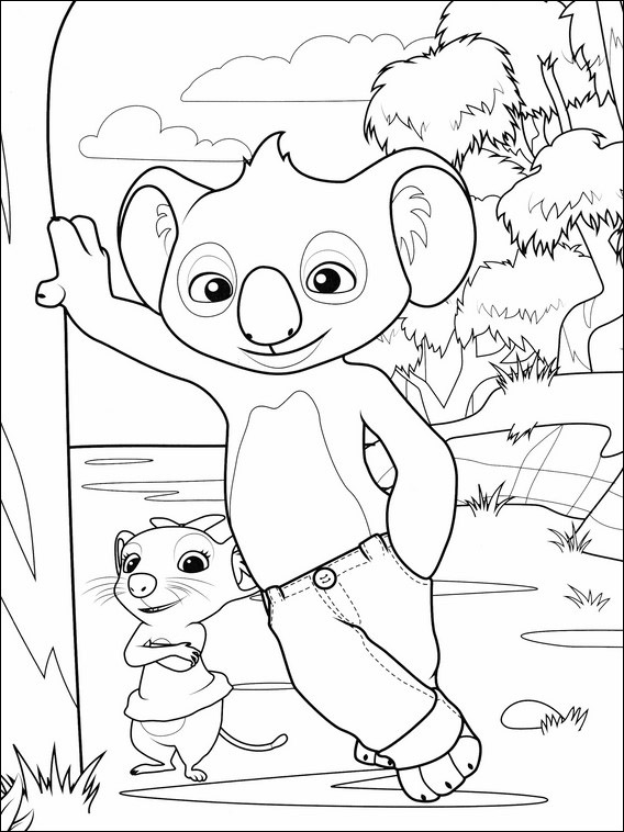 Coloring Pages Blinky Bill 1