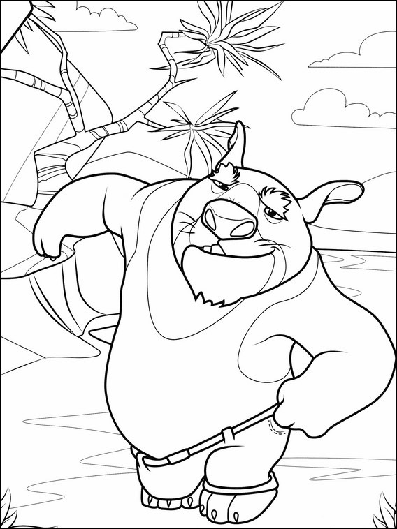 Blinky Bill Printable Coloring Pages 17