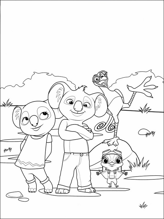 Coloring Game Blinky Bill 32