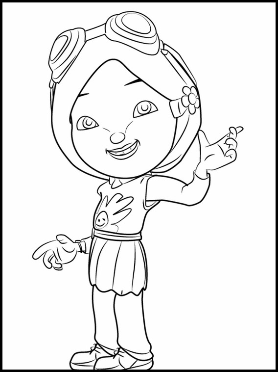  BoBoiBoy Coloring  Pages 13