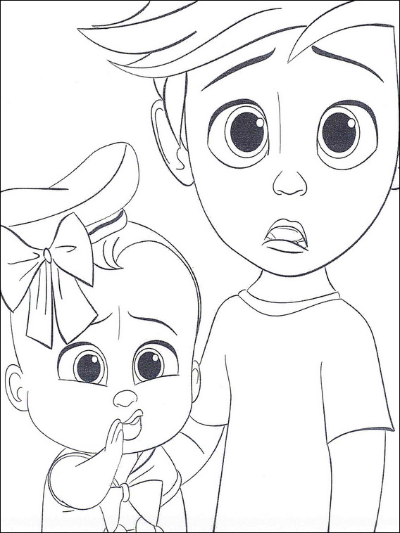 Coloring Book Boss Baby 28