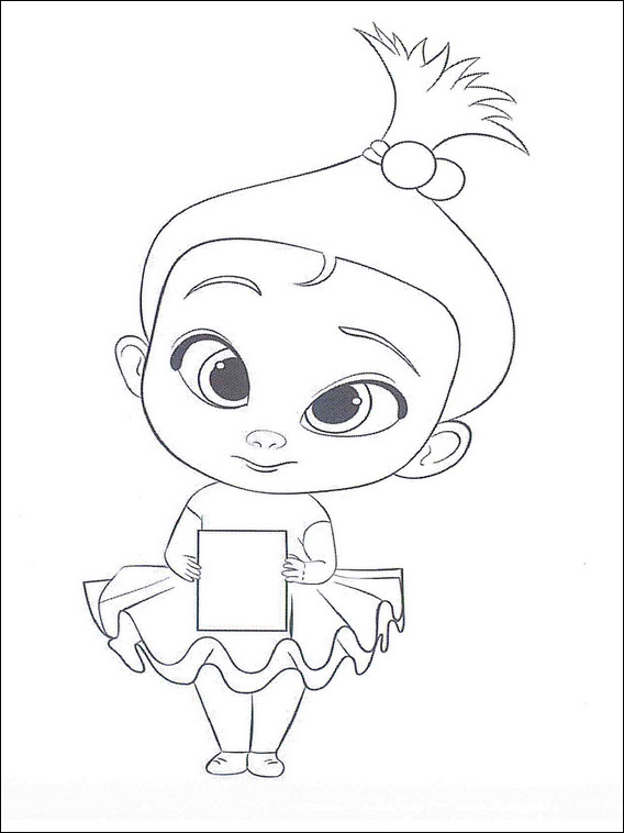 Free Printable Coloring Book Boss Baby 35