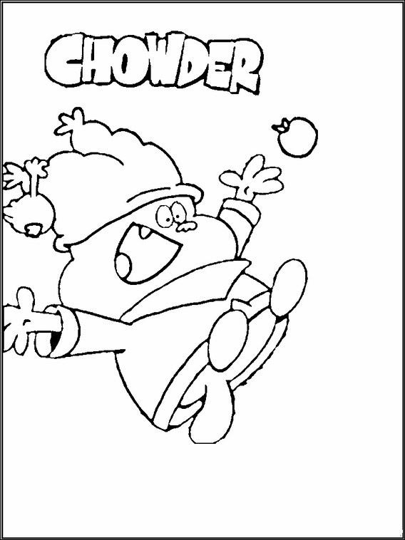 Free Printable Coloring Pages Chowder 9