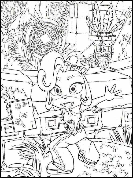 Featured image of post Crash Bandicoot Colouring Pictures Find more crash bandicoot coloring page pictures from our search