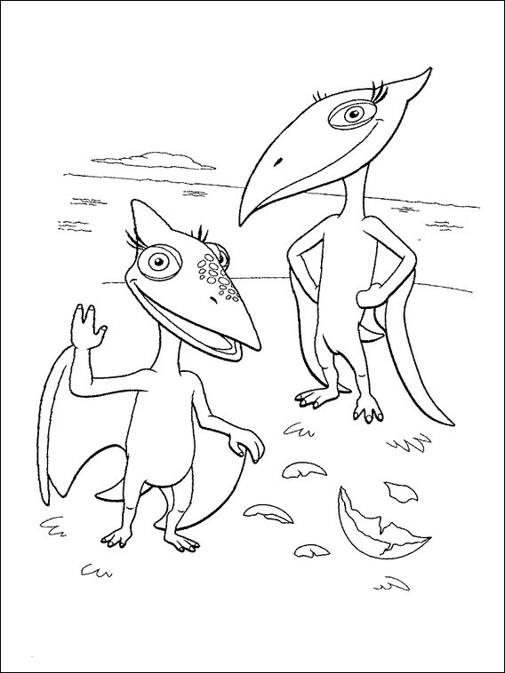 Free Printable Coloring Pages Dinosaur Train 9