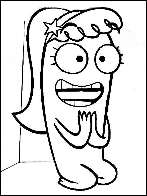 Download Fish Hooks Coloring Pages 9
