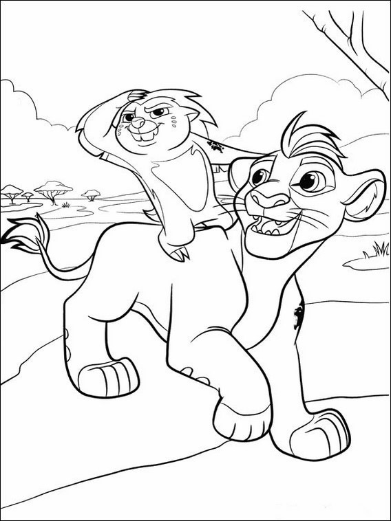 Coloring Pages The Lion Guard 1