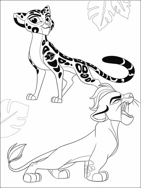 The Lion Guard Coloring Pages