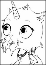Butterfly Unicorn Kitty Coloring Pages - Goimages Ninja