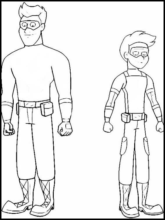 Printable Coloring Pages The Adventures of Kid Danger 5