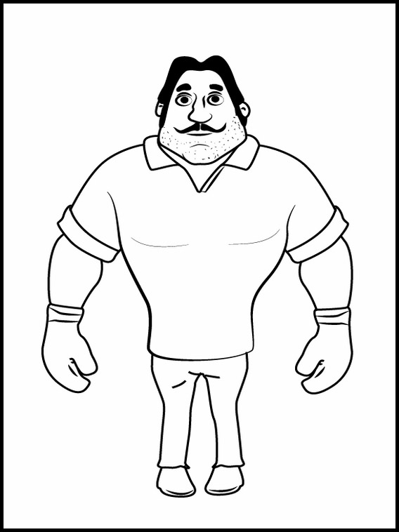 Motu Patlu Printable Coloring Pages 3 Motu patlu cartoon colouring pages for kids | colouring dr. motu patlu printable coloring pages 3