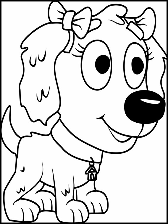 Coloring Pages Pound Puppies 1