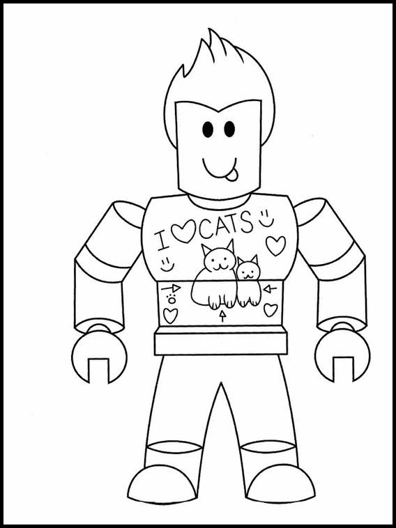 Coloring Pages Roblox 1 - coloring roblox pages