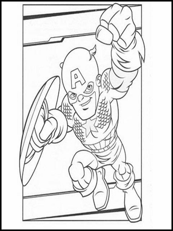 Free Printable Coloring Sheets The Super Hero Squad 10