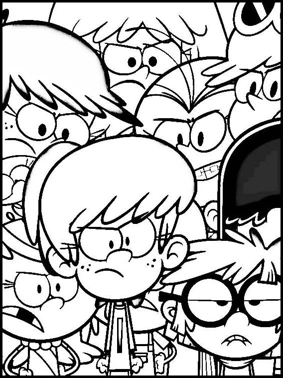 The Loud House Printable Coloring Pages 17