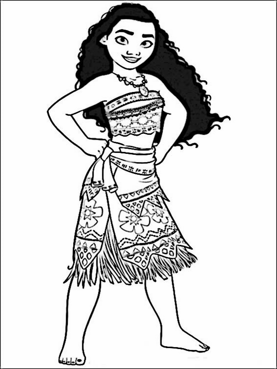 Coloring Game - Moana 8