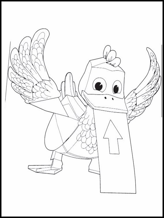 zack and quack coloring 5