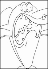 Coloring Pages Zig and Sharko L0