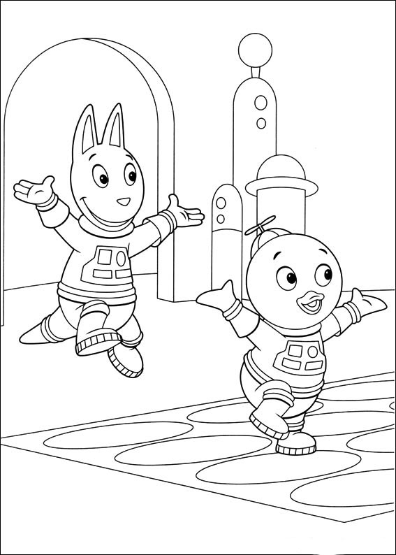 Backyardigans Printable Coloring Pages 49