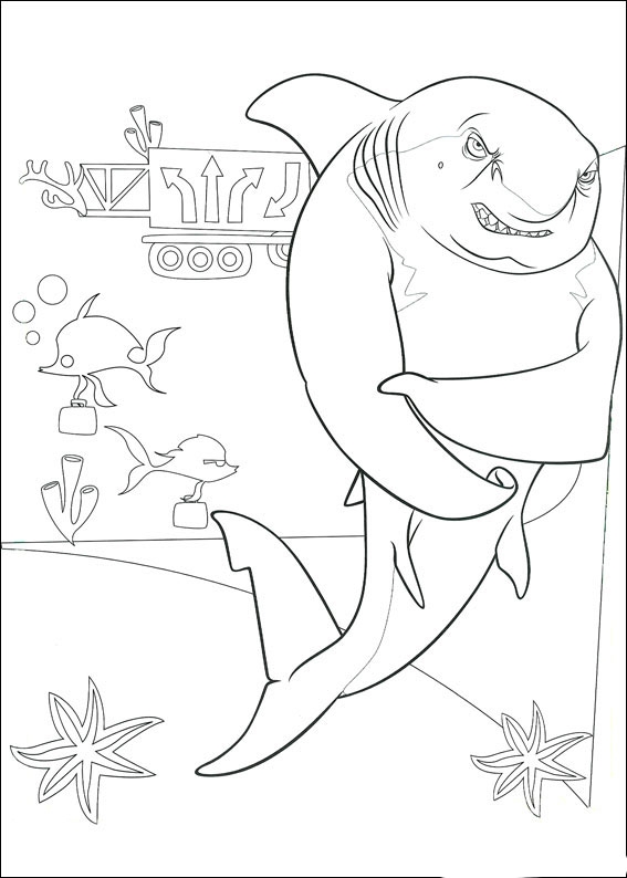 shark tale coloring book 2