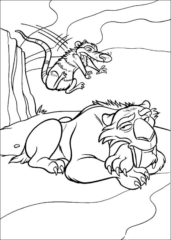 Coloring Book Ice Age 28