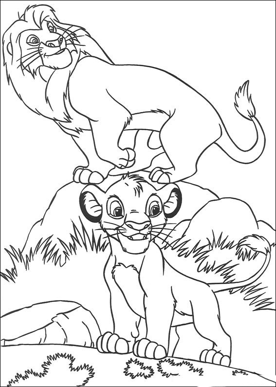 printable coloring book the lion king 7
