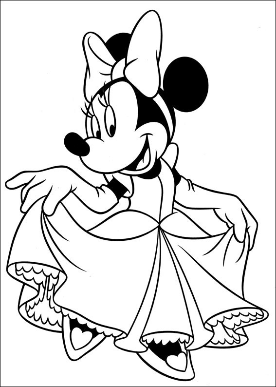 Coloring Sheet Minnie Mouse 36