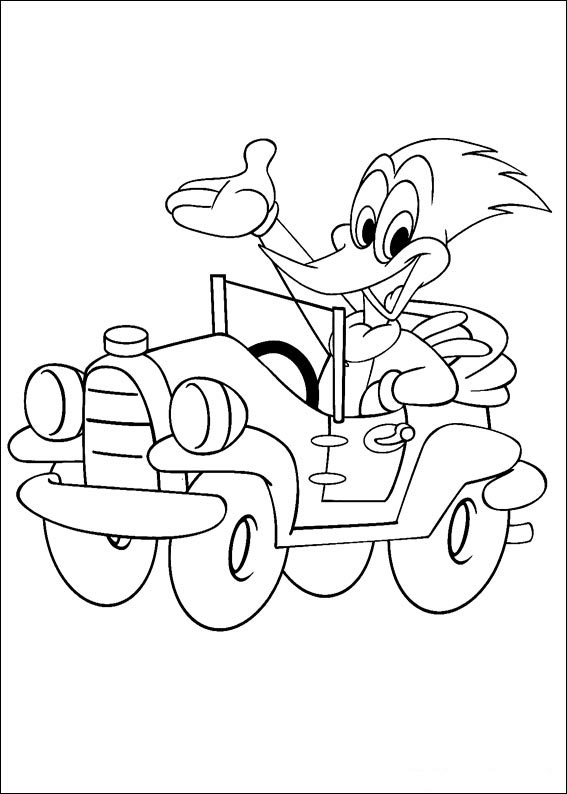 Coloring Pages Woody Woodpecker 1