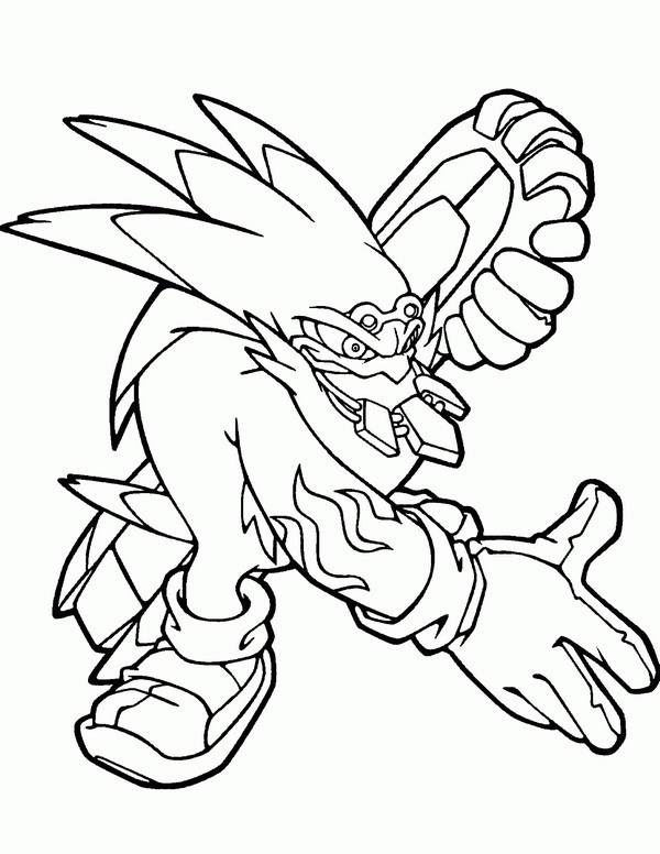 Download Sonic Coloring Pages 13