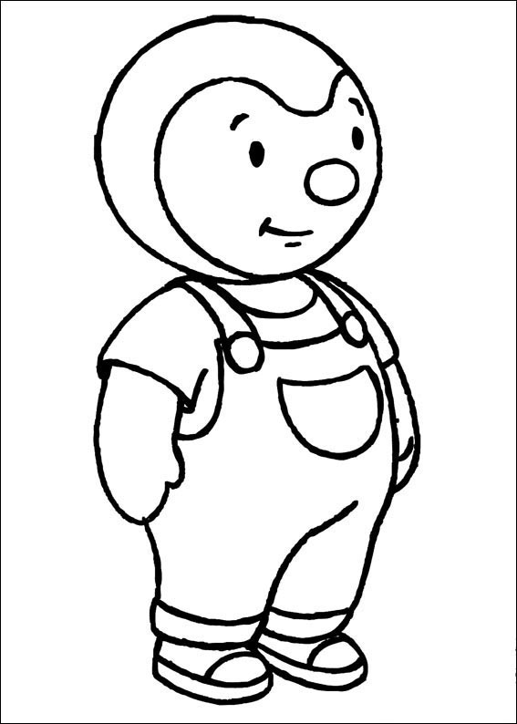 Coloring Pages Tchoupi 1