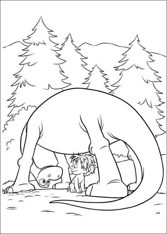 The Good Dinosaur Free Printable Coloring Pages 21