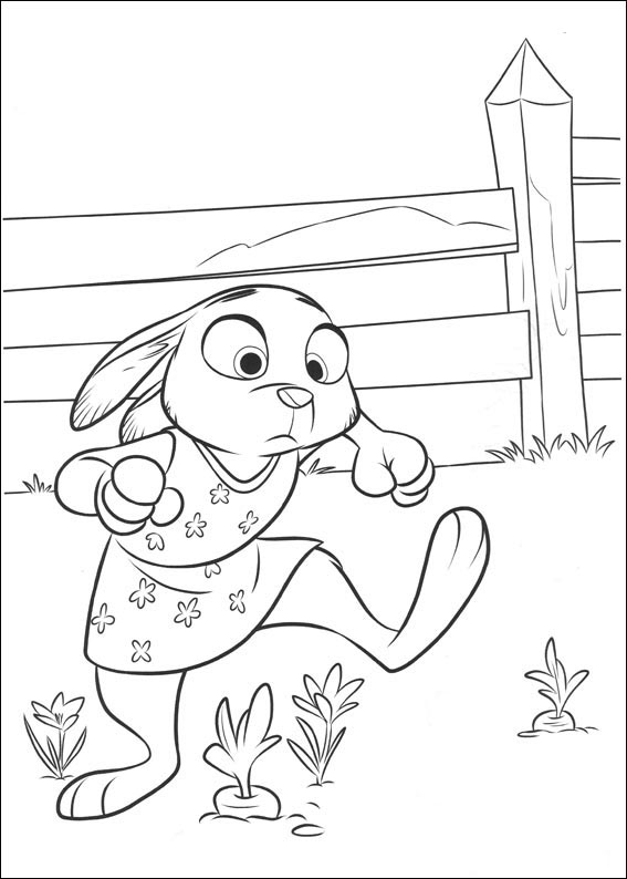 Zootopia Coloring Pages 13